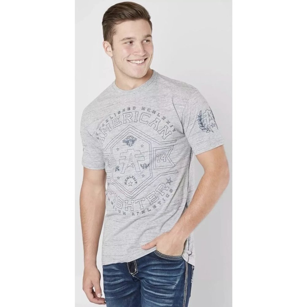 AMERICAN FIGHTER Men's T-Shirt MACMURRAY White Ath